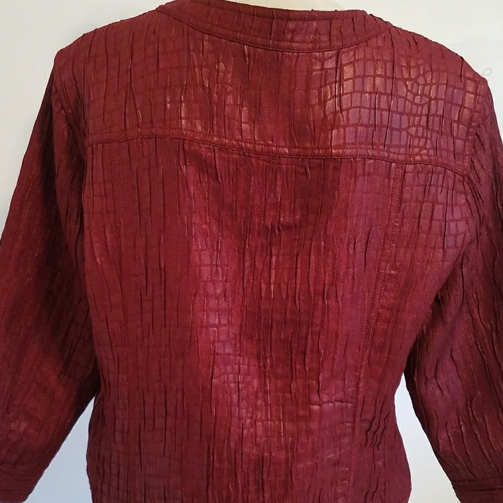 Ruby Rd Burgundy Jacket - image 4